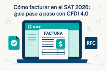 Hero: Cómo facturar en el SAT 2026: guía paso a paso con CFDI 4.0